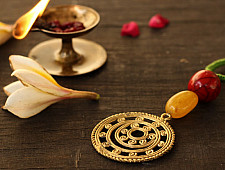 आराधना | Aradhana ✺ Brass Necklace { 11 }